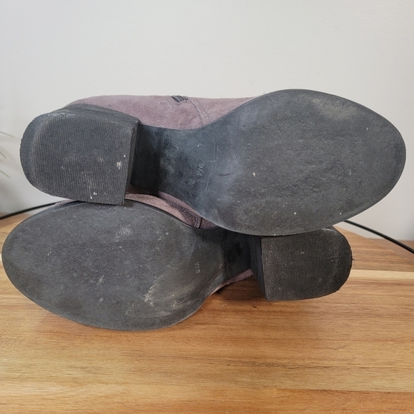 Jeffrey Campbell Hanger Suede Ankle Boots Chunky Heel Size 9 - Picture 15 of 17